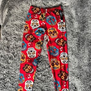 Sugar Skulls Leggings Depot One Size NWT